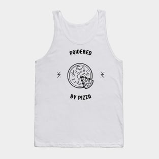 Powered By Pizza Tank Top